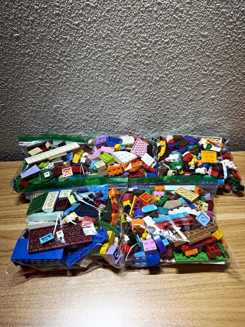 2 LB 100% Genuine LEGO Bricks Parts Pieces Colorful Mixed Lot Bulk Multicolor