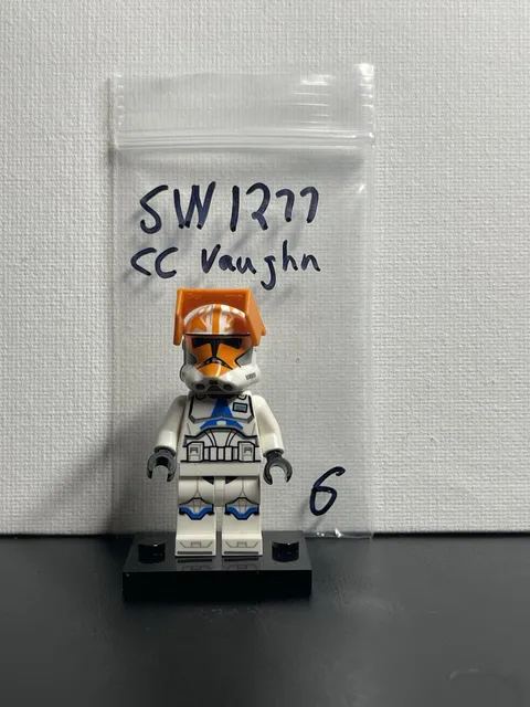 LEGO SW1277 Clone Captain Vaughn Star Wars Figure Minifigure