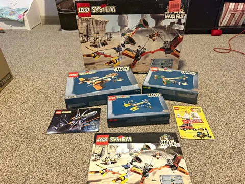 LEGO Star Wars Episode I 7171 Mos Espa Podrace Sealed boxes Open box
