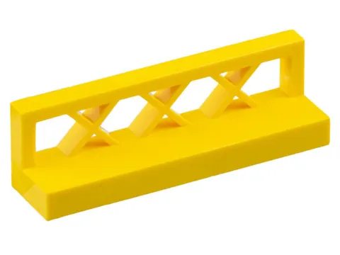LEGO 40x Yellow Fence 1 x 4 x 1 Lattice inv.608