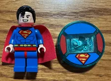 LEGO Dimensions DC Superheroes SUPERMAN minifigure with disc