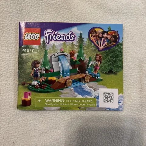 LEGO Friends 41677 Forest Waterfall Camping Adventure Instruction Manual Booklet