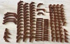 LEGO Brown Arch Lot 115 Pieces Mixed Sizes 1x3x2 1x3x3 1x5x4 Castle MOC