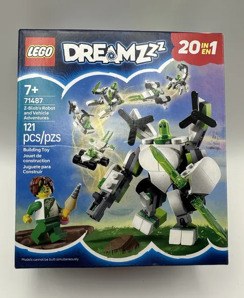 LEGO DREAMZzz 71487 Z-Blob's Robot & Vehicle Adventures 121 pcs 20-in-1