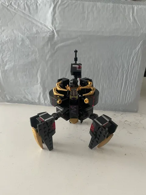 Lego Ninjago Rebooted 70728 Overlord Golden Master Minfigure With Throne Rare