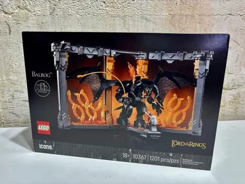 LEGO Icons LOTR Balrog Book Nook 10367 NEW SEALED Gandalf The Grey Lord Rings