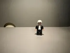 Lego Batman 1 UV printed Lucius Fox custom mini figure