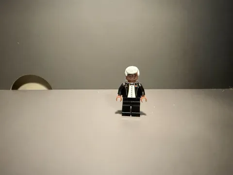 Lego Batman 1 UV printed Lucius Fox custom mini figure