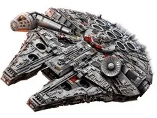 LEGO Star Wars UCS Millenium Falcon 75192 Complete, Rebagged W/Mini Figs & Stand