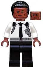 LEGO MINIFIGURE SUPER HERO NICK FURY YOUNG USED SH0554!!