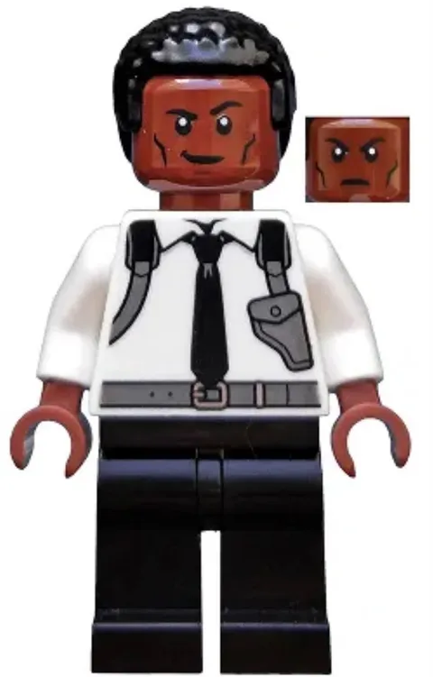 LEGO MINIFIGURE SUPER HERO NICK FURY YOUNG USED SH0554!!
