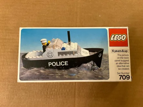 LEGO Town: Police Boat (709)- Brand New In Factory Sealed Box