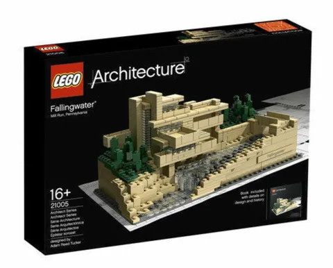 LEGO ARCHITECTURE: Fallingwater (21005) Missing Instructions + Box