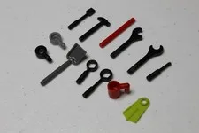 Various LEGO Tools and Utensils