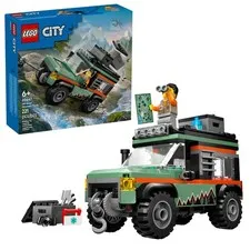 LEGO City Off-Road 4x4 Mountain Truck Toy - Building Set for Multicolor