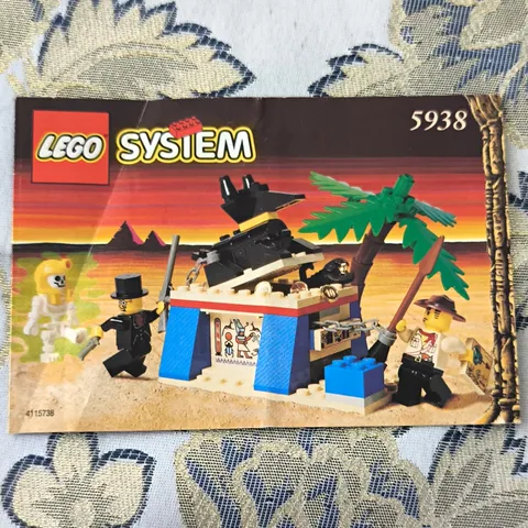 lego instructions system 5938 Harry Cane's Biplane Booklet Illustrated 1997
