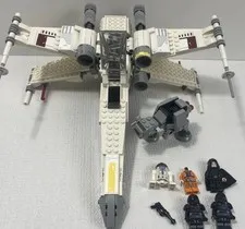LEGO Star Wars 75301 X-Wing Fighter Incomplete No Box w/ Minifigures Read Desc