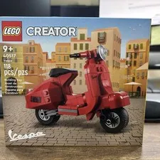 Lego Creator 40517 Vespa Red New in Unopened Box