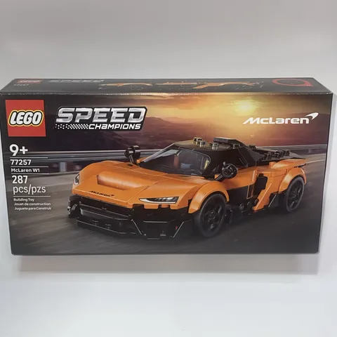 LEGO Speed Champions McLaren W1 Car Set 77257 287 Pieces Age 9+ Box
