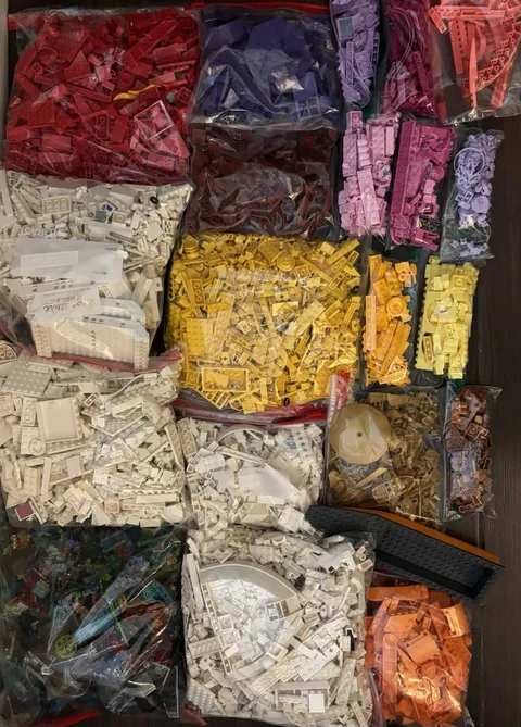 Bulk Lego Bricks. 13Ibs. Washed And Sorted By Color