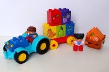Lego DUPLO Set 10615 My First Tractor 12-Piece Set Complete w/2 Figures