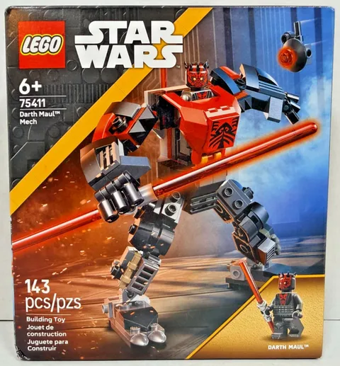 LEGO 75411 Star Wars Robot Darth Maul Mech New Sealed Ships Fast NISB