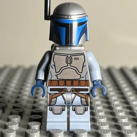 LEGO Star Wars Jango Fett Smile Minifigure sw0468 From Set 75015 Retired - 2T
