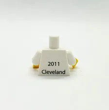 Lego FLL Tour Cleveland 2011 Exclusive Minifigure Rare as SDCC NYCC Employee
