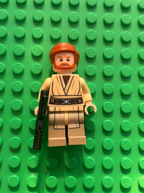 LEGO Star Wars Episode 3 Obi-Wan Kenobi Minifigure (75040) sw0535 - 2L