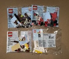 LOT OF 4 Sealed LEGO SETS, Holiday Themed, 40287, 40250, 40105 & 10070