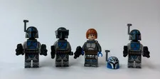 Lego Bo-Katan Kryze & Mandalorian Loyalist Minifigure Lot Star Wars 75316 rare