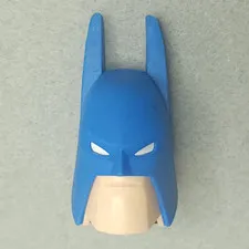 LEGO Batman Head Super Heroes Light Nougat Face bb0542c01pb01 Blue x1 Genuine