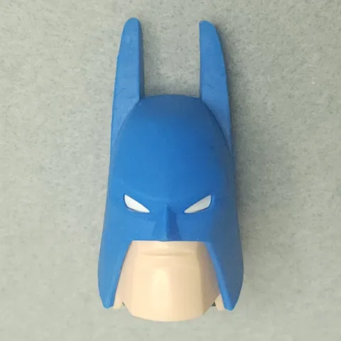 LEGO Batman Head Super Heroes Light Nougat Face bb0542c01pb01 Blue x1 Genuine