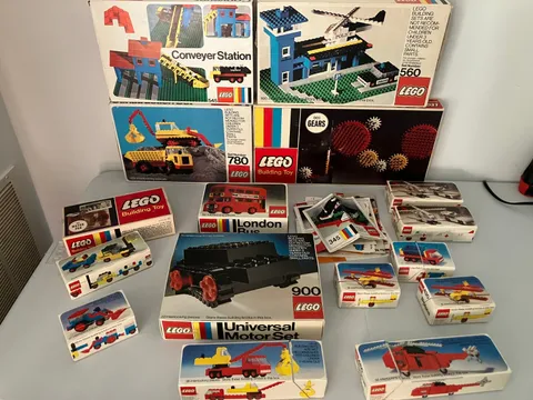 Bulk Lot of Vintage Lego (1970s) - With Boxes and Instructions