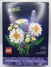 LEGO 11508 Botanicals Daisies Artificial Flowers Bouquet Building Toy.BOX DAMAGE