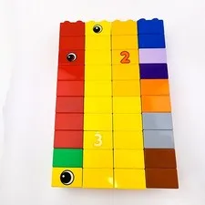 Duplo Lego 2 x 2 Lot of 40 Bricks Building Blocks Multicolor