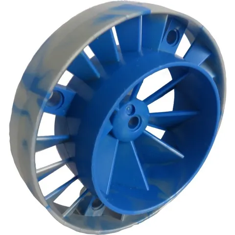 LEGO Engine, Very Large Turbine with Marbled Blue Center Pattern inv.630