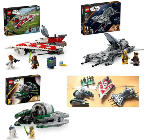 LEGO Star Wars 3 Set Lot 75346 75388 75360 Complete Built w/ Minifigures