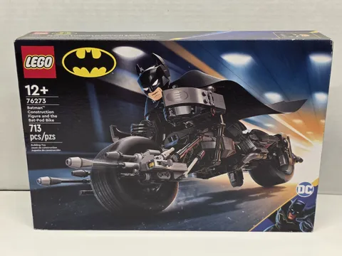 NEW (UNOPENED) LEGO 76273 Batman Construction Figure and the Bat-Pod Bike New