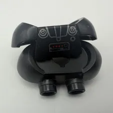 Lego Star Wars part 78643pb01 - Dark Trooper Shoulder Pads w/ 2 studs - 2pcs