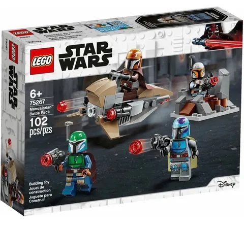 LEGO Star Wars Disney 75267 Mandalorian Battle Pack Retired 100% Complete Set