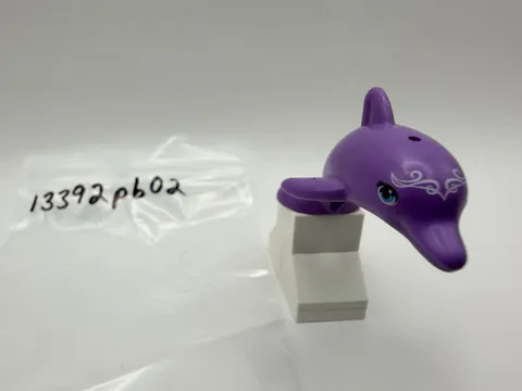 LEGO Friends part 13392pb02 - Purple/White Printed Dolphin, Elves Delphia- 1pc