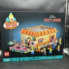 LEGO iCons Krusty Burger The Simpsons 10352 Set BOX ONLYNo LEGO’s EUC
