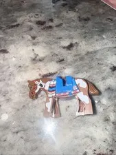 LEGO Minifigure Animal Western Indian Brown Painted Horse 6748 6746 6766 6763