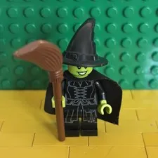 LEGO DIMENSIONS Wicked Witch of the West (DIM005) Minifig | With Broom + Hat
