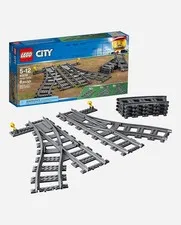 LEGO City Trains Switch Tracks 60238 Building Toy Set for Kids, Boys, and Girls