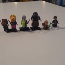 LEGO Harry Potter Minifigures Lot of 6 Dumbledore Hagrid Newt Fenrir LunaLovegoo