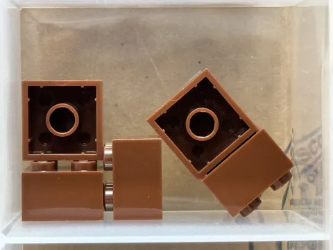 LEGO Parts - Reddish Brown Brick 2 x 2 - No 3003 - QTY 5