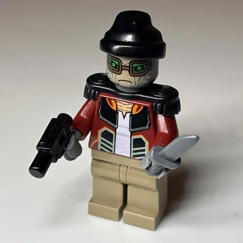 LEGO Star Wars Hondo Ohnaka Minifigure   7753   sw0246