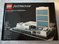 LEGO ARCHITECTURE: United Nations Headquarters (21018) Still Sealed In Box